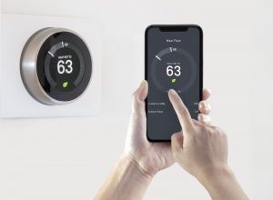 pairing a thermostat with a smartphone 
